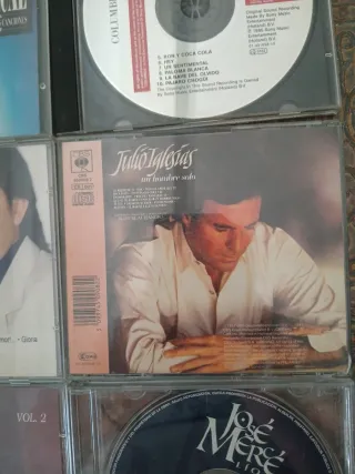 Lote 6 CDs: Julio Iglesias, Rocio Durcal,