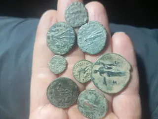 Lote monedas romanas antiguas