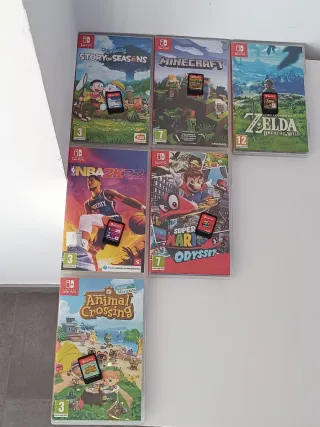 Pack juegos Nintendo switch