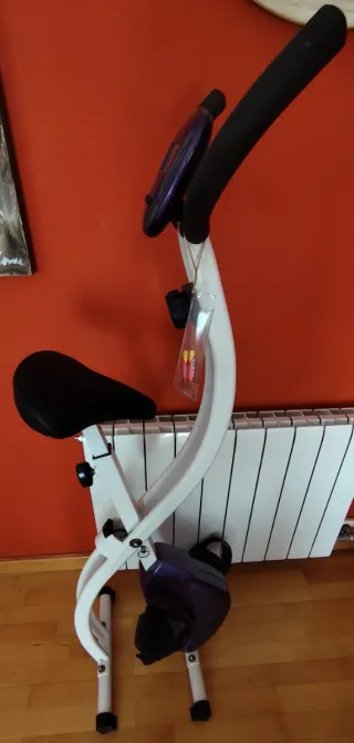 Bicicleta estática plegable
