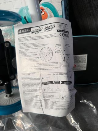 Patinete de 3 Ruedas Azul NUEVO!
