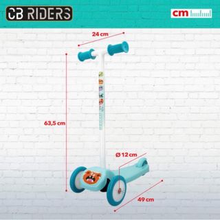 Patinete de 3 Ruedas Azul NUEVO!