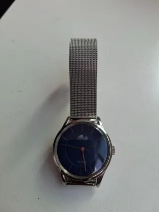 Reloj Lotus Mujer Azul y Plateado