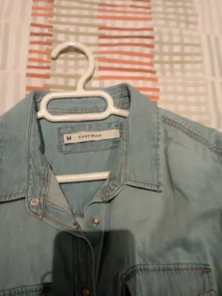 Camisa vaquera Easy Wear azul talla M