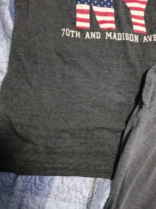 YONK46 T-shirt NY e Pantalone Grigio M