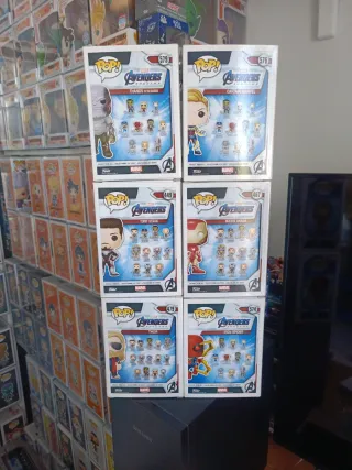 Funko Pop Avengers Endgame - Thanos, Iron Man, Tho