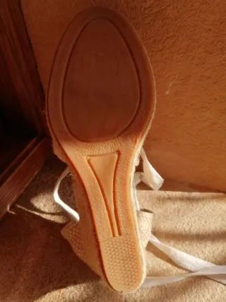 Cuñas esparto crochet