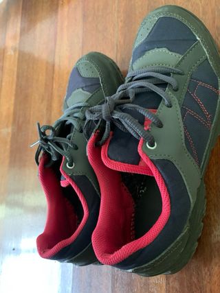 Zapatillas Quechua Talla 37 Azul/Rojo