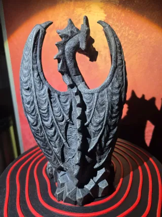 Portacandele Drago Gotico 24 cm + 10 Candele❗-20%❗