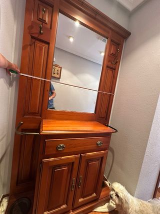 Perchero Paragüero Madera Maciza en Castro Urdiale