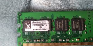 RAM SOBREMESA 1GB DDR2 PC2-6400 KINGSTON