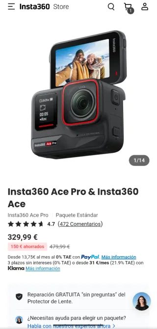 Insta360 Ace Pro A Estrenar