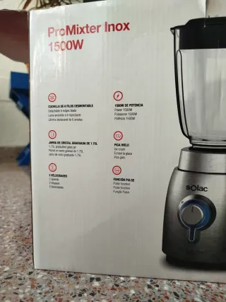 Batidora Solac ProMixter Inox 1500W