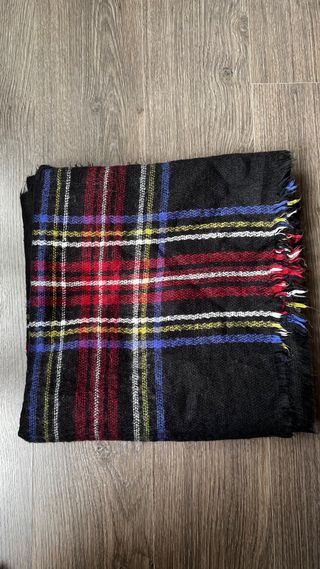Pañuelo bufanda cuadros 60x60