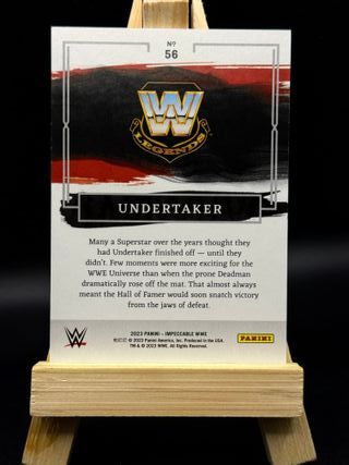 Carta Undertaker 29/99 WWE