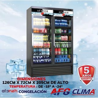 CONGELADORES VERTICALES AFANEH DE 1,2,3,4 PUERTAS