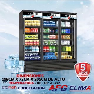 CONGELADORES VERTICALES AFANEH DE 1,2,3,4 PUERTAS
