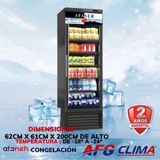 CONGELADORES VERTICALES AFANEH DE 1,2,3,4 PUERTAS