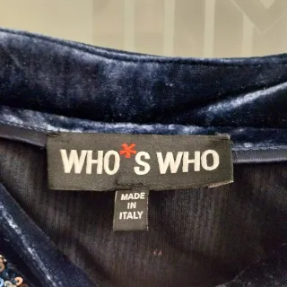 Abito elegante blu con paillettes