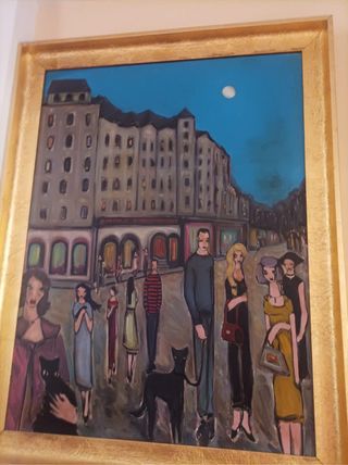 Cuadro antiguo pintor alemán