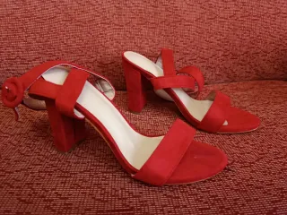 Sandalias Rojas Talla 38