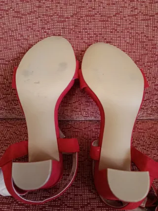 Sandalias Rojas Talla 38