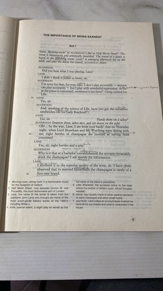 The Importance of Being Earnest