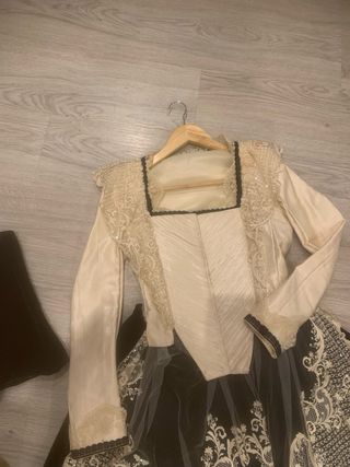 Traje Huertana Negro Terciopelo TS