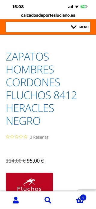 Zapatos Fluchos modelo Heracles 8410. Caballero