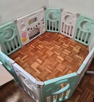 Parque infantil modular y plegable