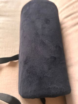 Cojín Lumbar Negro Fleece