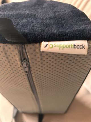 Cojín Lumbar Negro Fleece