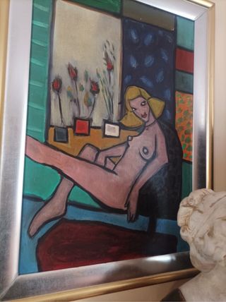 Cuadro antiguo pintor alemán