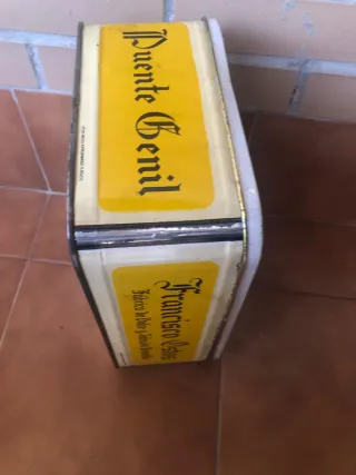 Antigua caja dulce de membrillo 1969/70
