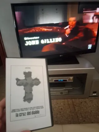 VHS La Cruz del Diablo (grabada n tv buena imagen)