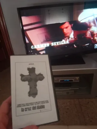 VHS La Cruz del Diablo (grabada n tv buena imagen)
