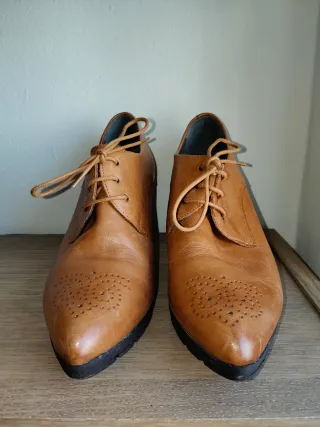 Zapatos Pitillos Marrones