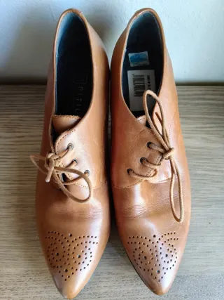Zapatos Pitillos Marrones