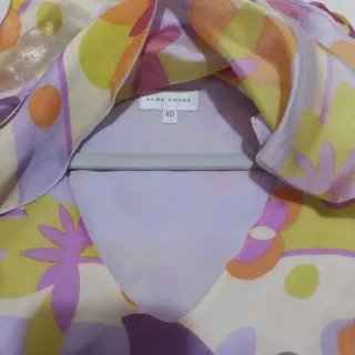 Top Alda Coste Escote Volante Talla M