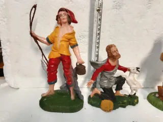 Pastori presepe in plastica