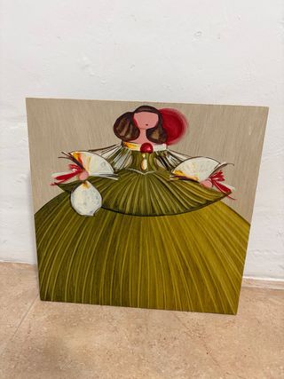 Menine dipinte su legno