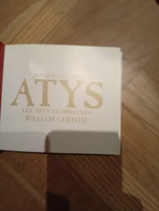 3 CDs Lully ATYS - Ópera Clásica