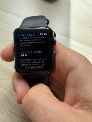 Apple Watch S3 42mm Plata + Correas