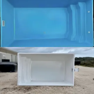 Piscina de  poliéster 4.5 x 2.5