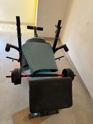 Banco de pesas multifuncional Klarfit