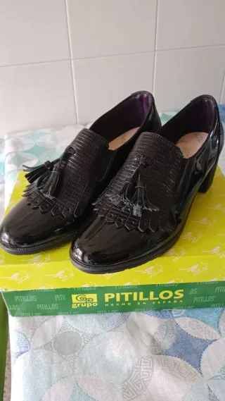 Zapatos Pitillos Mujer Negros Talla 38