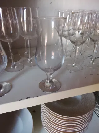 Copa de cristal tipo huracán lote 15