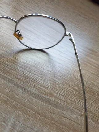 Gafas Redondas Plata y Verde