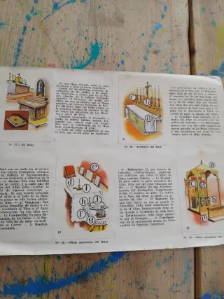 Álbum La Santa Misa Cromos Niños