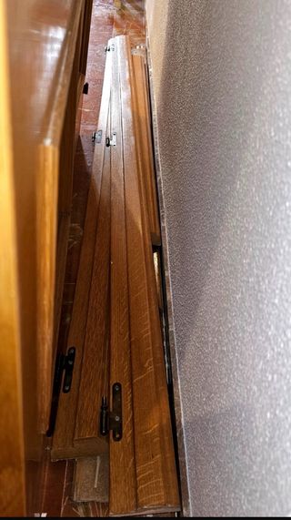 Puertas de Salón Madera con Cristal